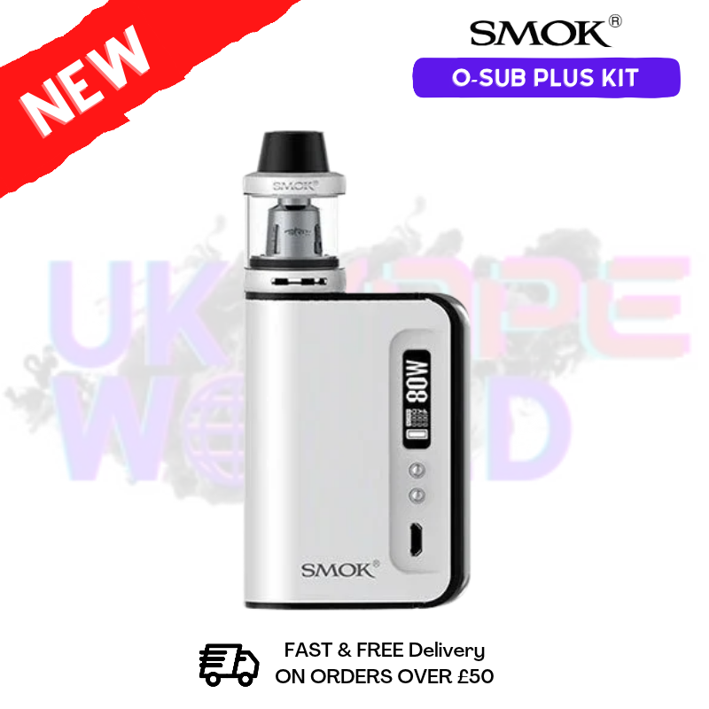 White Smok Osub Plus Vape Kit (Clearance) - Only £19.99 - UK Vapeworld