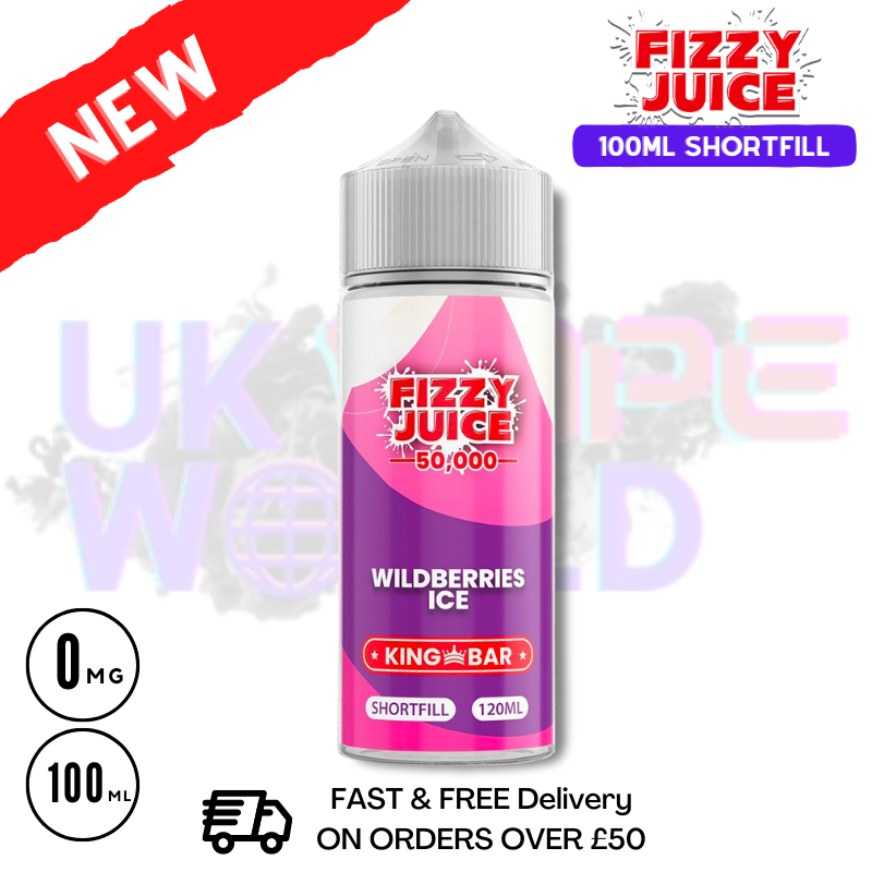 Shop Wildberries Ice Fizzy Juice 100ml E-Liquid - UK Vape World