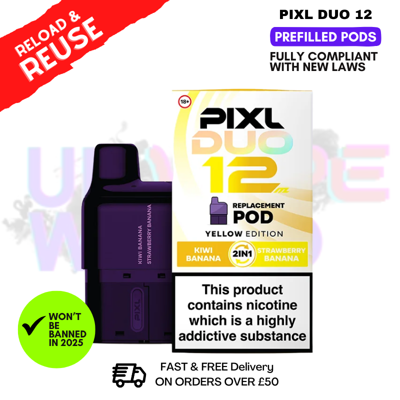 Yellow Edition Pixl Duo Replacement Pod - £6.99