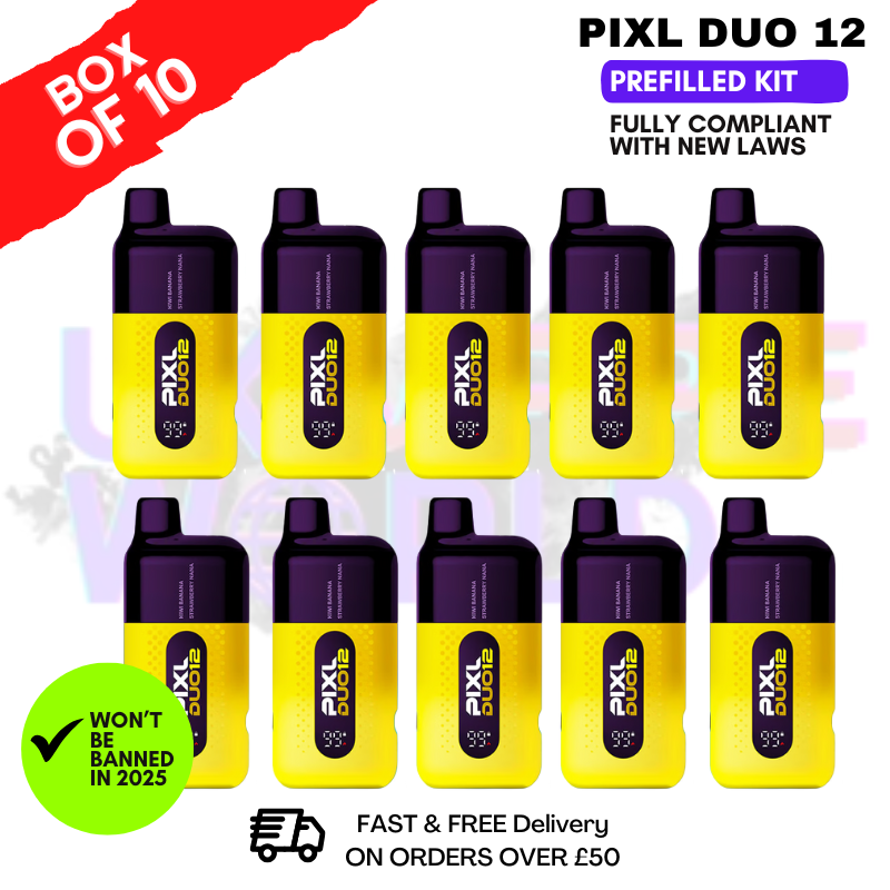 Yellow Edition Pixl Duo 12 Pod Kit Box Of 10 - ONLY £71.99