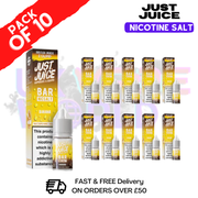Shop Banana Just Juice Nic Salt Box Of 10 - ONLY £17.99 - UK Vape World