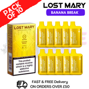 Shop Banana Break Gold Lost Mary 600Puff Disposable Pod Kit - UK Vape World