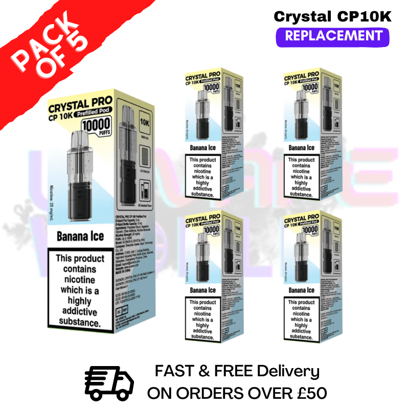 Banana Ice Pro CP Pro 10K Replacement Pods Box Of 5 - ukvapeworld