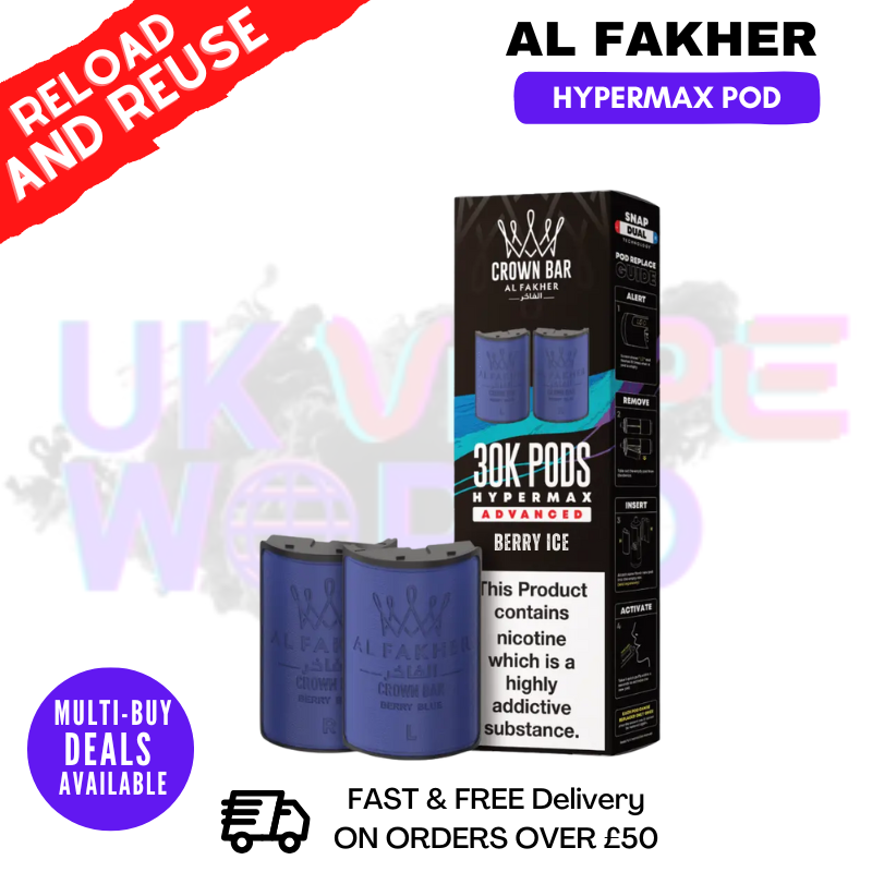 Berry ICE - AL Fakher 30K Replacement Pods | Prefilled | £5.99