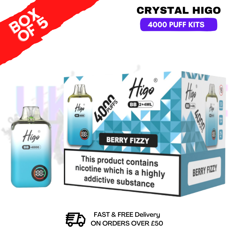 shop Berry Fizz Crystal Higo 4000 Pod Kits Box Of 5 - Ukvapeworld