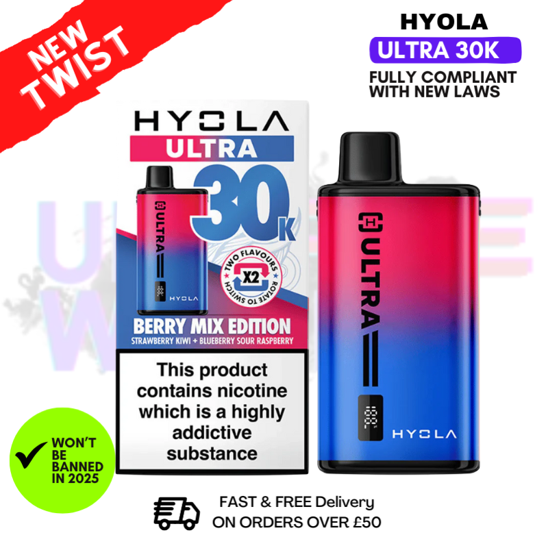 Berry Mix Edition Hyola Ultra 30K Puff Prefilled Pod Kit - ukvapeworld