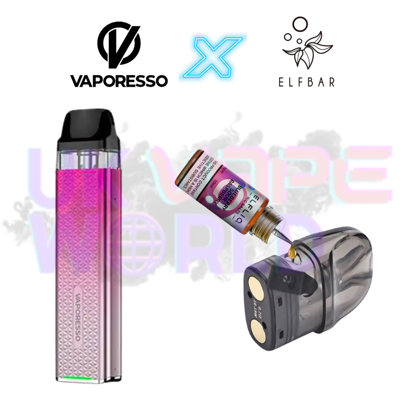 Shop Vaporesso Xros 3 Kit x ElfLIq Salt - UK Vape World