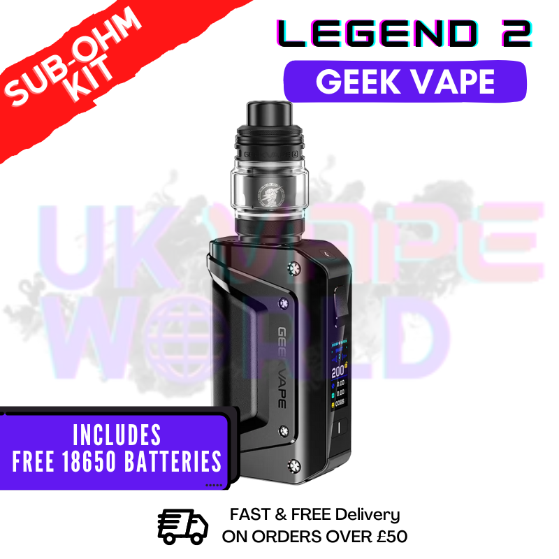Legend 2 Kit Aegis L200 By GeekVape | ONLY 44.99 | FREE BATTERIES Legend 2 Kit Aegis L200 By GeekVape | ONLY 44.99 | FREE BATTERIES
