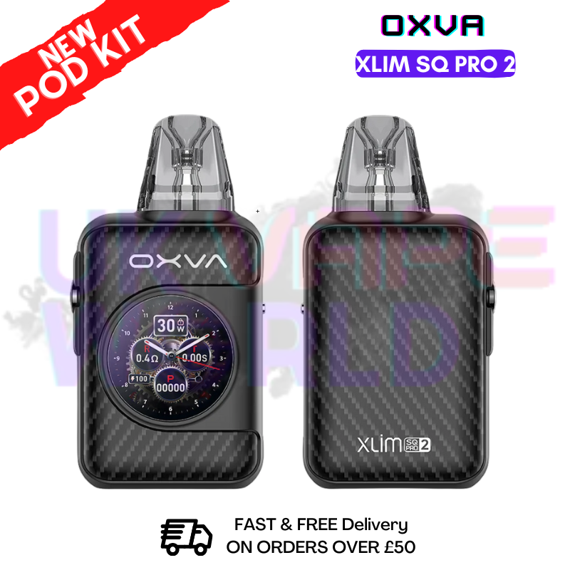 shop Black Carbon Oxva Xlim SQ Pro 2 Kit - ukvapeworld