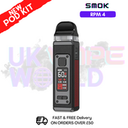 Black Leather Smok Rpm 4 kit Pod + Free Nic Salt (PRICE £21.99) - ukvapeworld