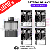 Shop Black mamba Crystal Galaxy 30K Replacement Pods Box Of 5 - Ukvapeworld