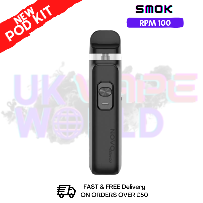 Black Gunmetal Smok Novo Master 30K Pod Kit + Free Nic Salt (PRICE £12.99) - ukvapeworld