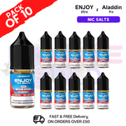 Shop Blue Razz Cherry Enjoy Ultra X ALADDIN Nic Salt Box Of 10 - UK Vape World
