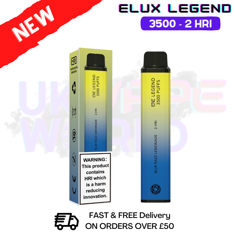 Shop Elux Legend 3500 Puff Blue razz lemonade 2 HRI