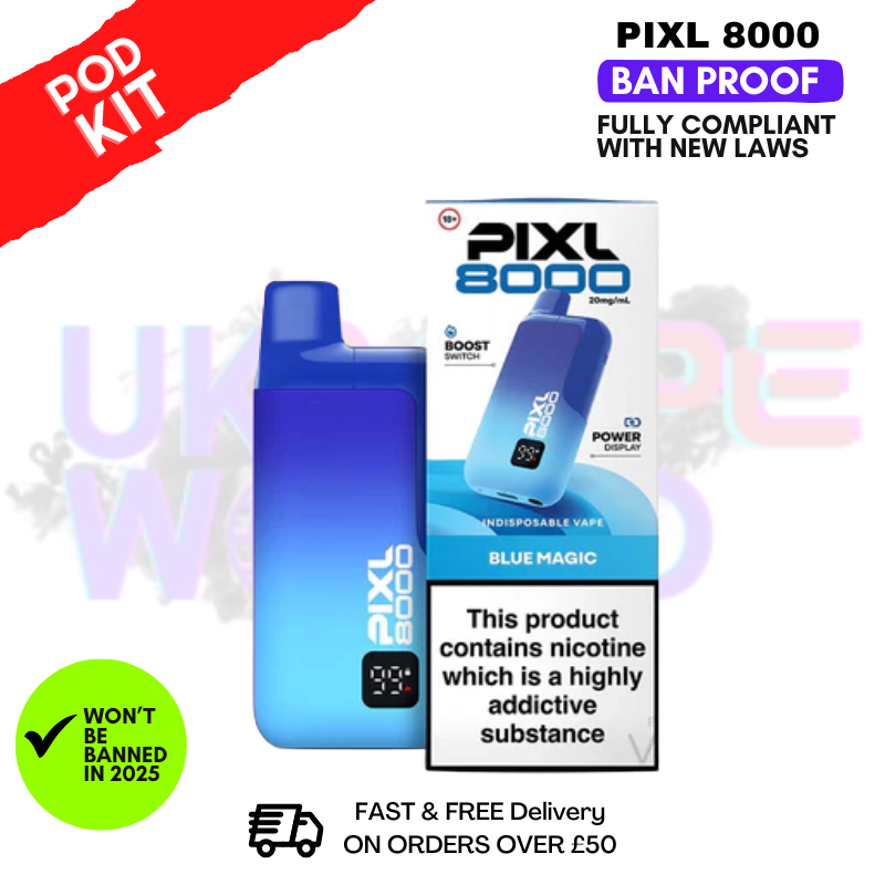 Blue Magic Pixl 8K 8000 Puff Pod Kit