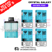 Shop Blue Razz Gummy Crystal Galaxy 30K Replacement Pods Box Of 5 - Ukvapeworld