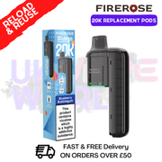 Blueberry Bubblegum Firerose SlideGo 20K Replacement Pods - ukvapeworld