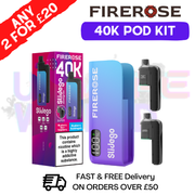 Blue Sour Raspberry Firerose SlideGo 40K Prefilled Pod Kit - ukvapeworld