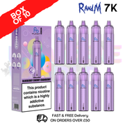 Blueberry Cherry Cranberry RandM 7000 Puff T7000 Box Of 10 - ukvapeworld