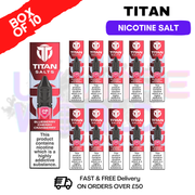 Blueberry Cherry Cranberry Titan 10ml Nic Salt BOX OF 10 - ukvapeworld
