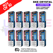 Blueberry Cherry Cranberry SKE Crystal CL6000 Prefilled Pod Box Of 10 - ukvapeworld