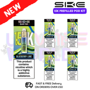 Blueberry Lime SKE 15K Puff Prefilled Pod Kit Box of 5 - ukvapeworld