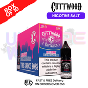 Blueberry Peach Raspberry Cuttwood Bar Salt BOX OF 10 - ukvapeworld