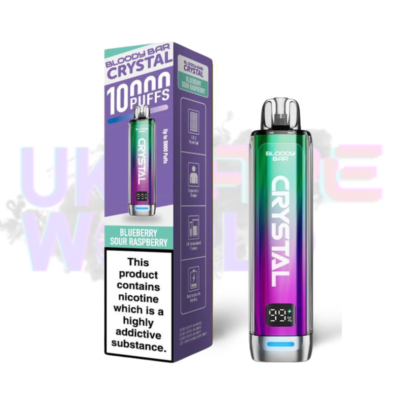 Single Bloody Bar Crystal 10K