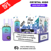 Blue Sour Raspberry Crystal Higo 4000 Pod Kits Box Of 5 - Ukvapeworld