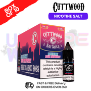 Blueberry Sour Raspberry Cuttwood Bar Salt BOX OF 10 - ukvapeworld