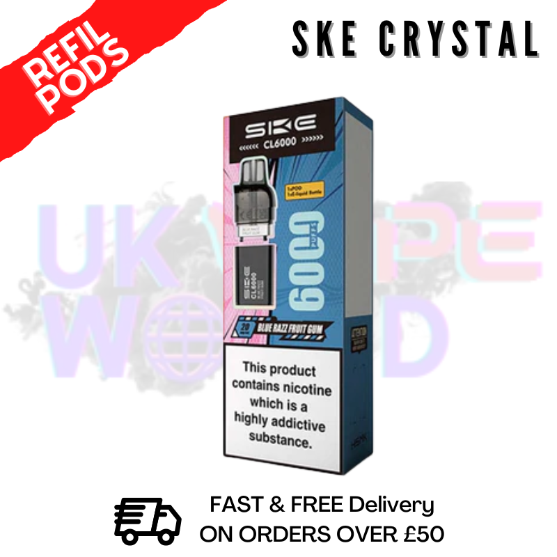 Blue Razz FruitGum SKE CL6000 Replacement Prefilled Pod - ukvapeworld