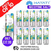 Shop Blue Razz Lemonade Hayati Pro Max Nic Salt Box Of 10 - UK Vape World 