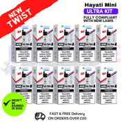 Shop Blue Razz Pineapple Hayati Mini Ultra 1500 Box Of 10 - UK Vape World