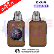 shop Brown Leather Oxva Xlim SQ Pro 2 Kit - ukvapeworld