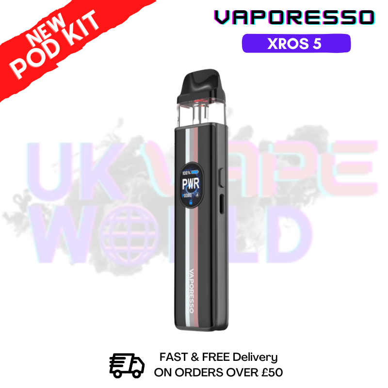 shop Carbon Stripe Vaporesso Xros 5 Refillable Pod Vape Kit - ukvapeworld