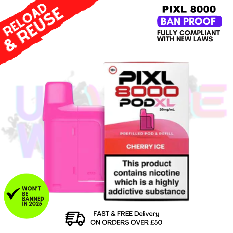 Cherry Ice Pixl 8K Replacement Pods (Refil Pack)