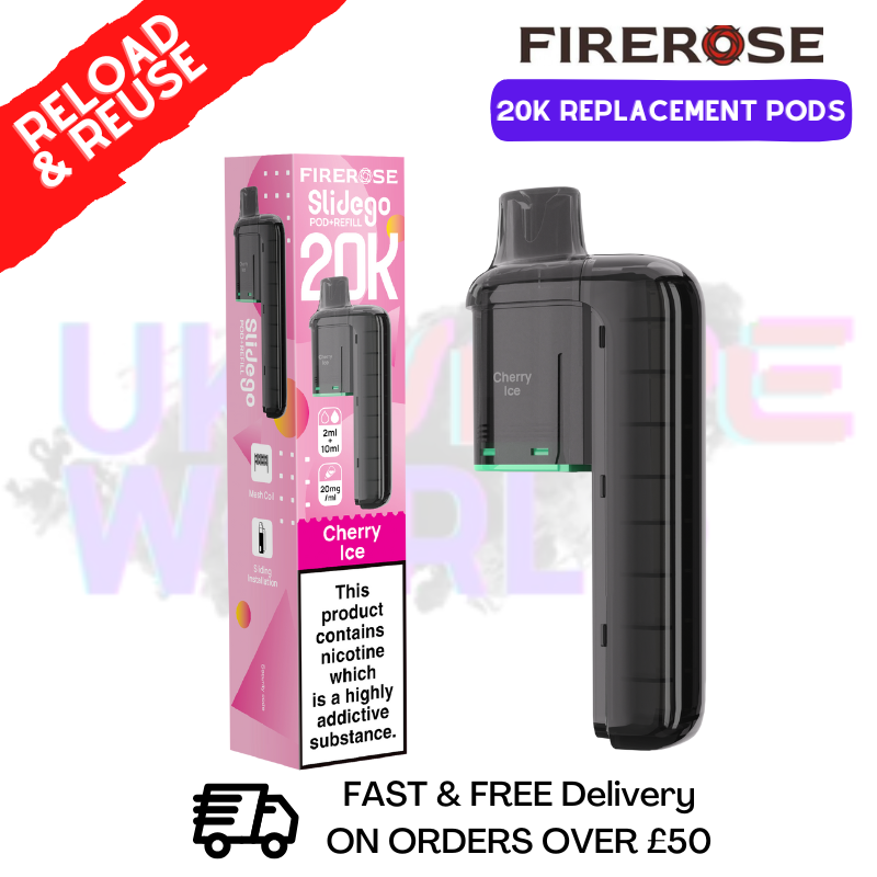 Cherry ICE Firerose SlideGo 20K Replacement Pods