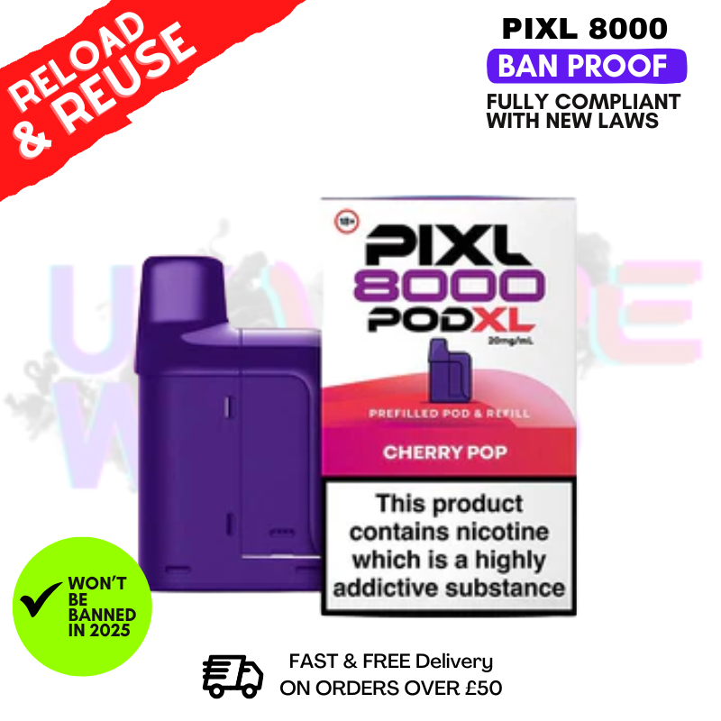 Cherry Pop Pixl 8K Replacement Pods (Refil Pack)