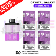 Shop Cherry Sour Raspberry Crystal Galaxy 30K Replacement Pods Box Of 5 - Ukvapeworld