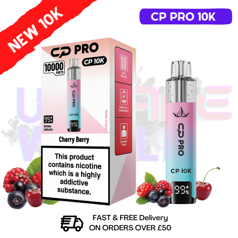 Cherry Berry Cp Pro 10K Puff Pod Kit - ukvapeworld