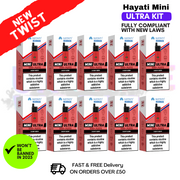 Shop Cherry Berry Hayati Mini Ultra 1500 Box Of 10 - UK Vape World