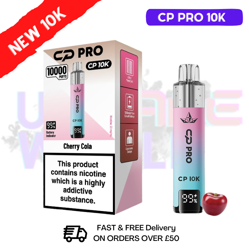 Cherry Cola Cp Pro 10K Puff Pod Kit - ukvapeworld