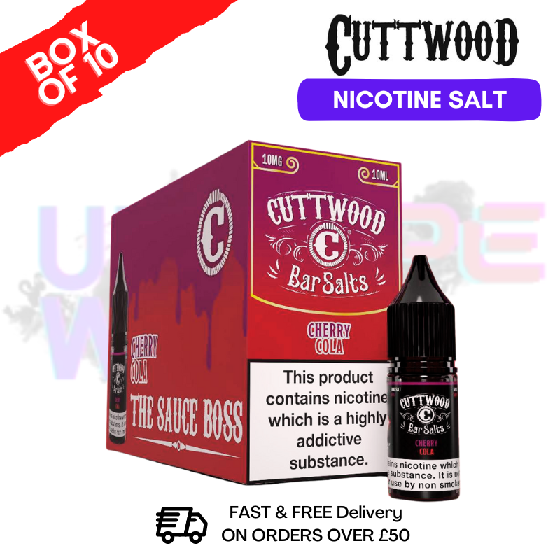 Cherry Cola Cuttwood Bar Salt BOX OF 10