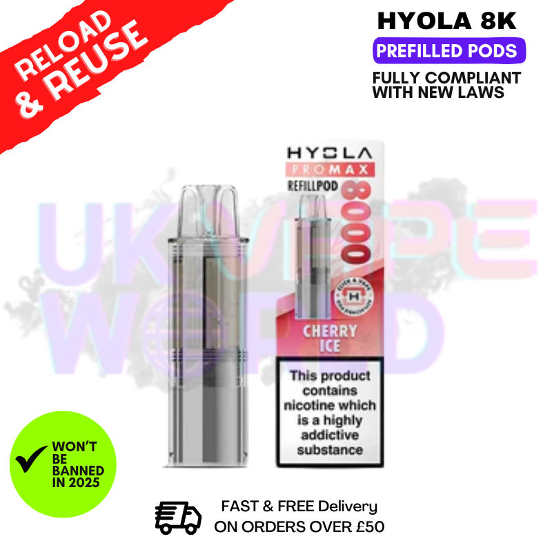 shop Cherry Ice Hyola Pro Max 8000 Replacement Pod - ukvapeworld