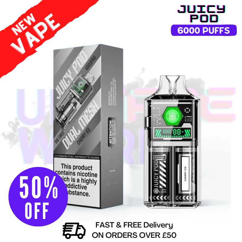 Shop Juicy Pod 6000 Pro Cherry Ice Kit -
