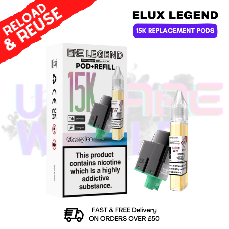 Cherry Ice Ene 15K Replacement Pods - Lowest Price - ukvapeworld