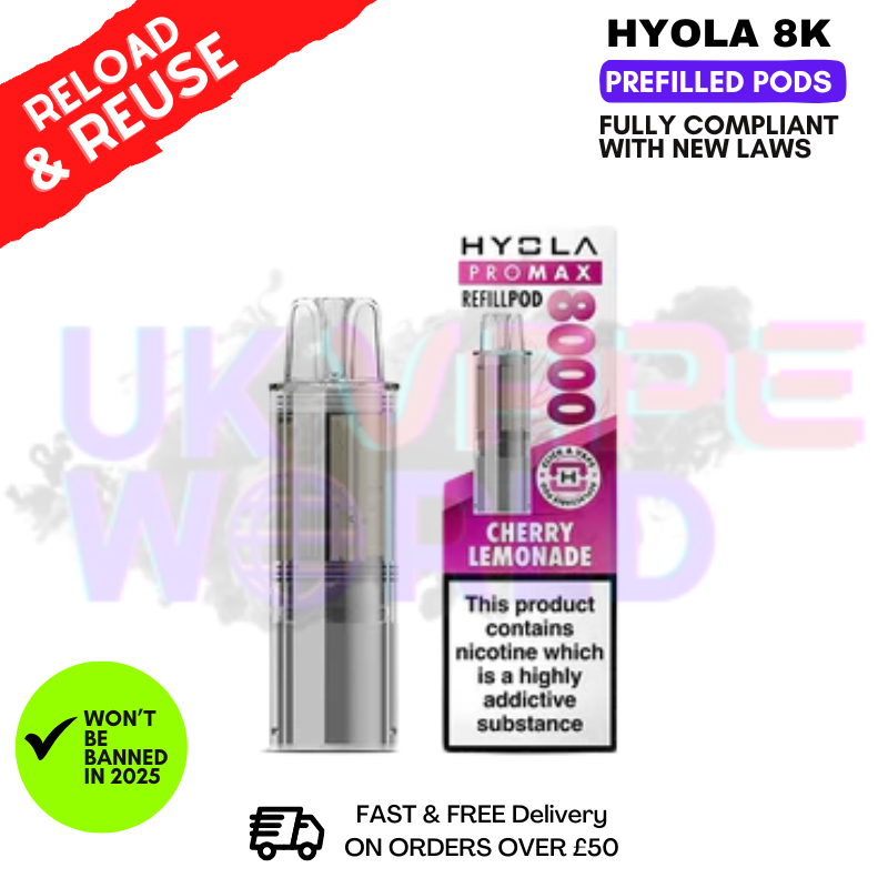 shop Cherry Lemonade Hyola Pro Max 8000 Replacement Pod - ukvapeworld