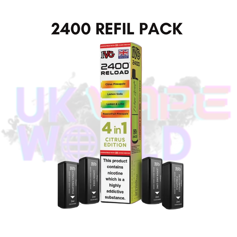 Citrus Edition IVG 2400 RELOAD Pods - Box Of 10