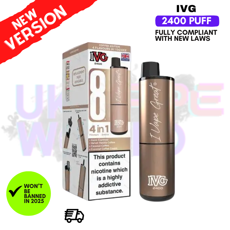 Coffee Edition IVG 2400 Prefilled Pod Kit