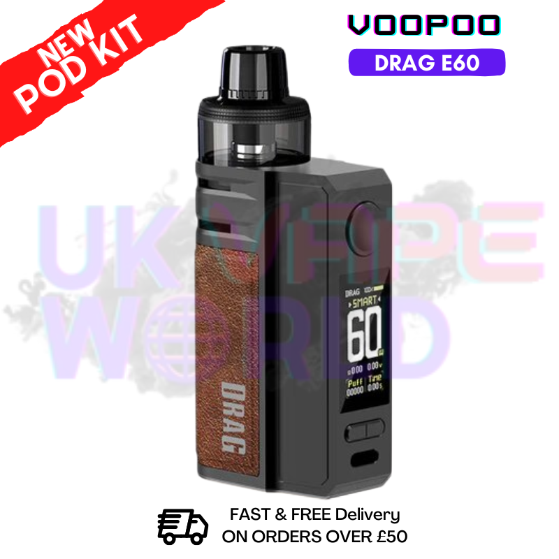 Shop Coffee Voopoo Drag E60 pod Kit + Free Nicsalt - ukvapeworld